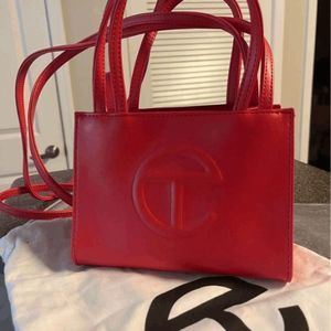 Telfar Small Red Shopping Bag
